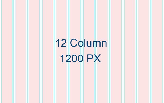 the number of columns is shown in blue and white stripes on a light pink background