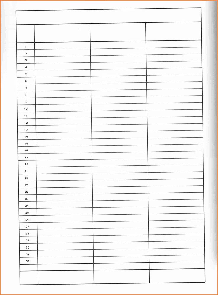 the printable sign up sheet is shown in black and white, with orange border