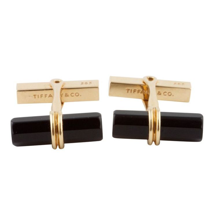 1stdibs | Tiffany & Co. Onyx and Gold Cufflinks Diamond Cufflinks, Groom Style Wedding, Mens Cufflinks, Der Gentleman, Rolex Men, Gold Cufflinks, Vintage Cufflinks, Silver Cufflinks, Cufflinks Men