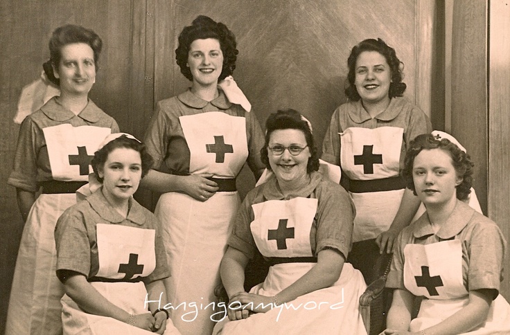 a group of women dressed in nurses uniforms