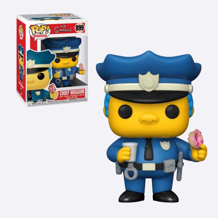 the simpsons police man pop vinyl figure