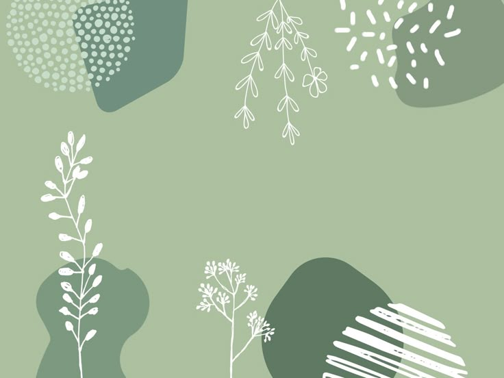 an image of some plants on a green background