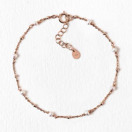 Bridesmaid Bracelet Jewelry Gift | Freshwater Pearl Bracelet – AMYO Bridal Rose Gold Pearl Jewelry With Wire Wrapped Detail, Delicate Beaded Bracelets With Pearl Charm, Minimalist Sterling Silver Pearl Bracelet With Charm, Everyday Delicate Sterling Silver Pearl Bracelet, Dainty Beaded Bracelets With Pearl Drop, Rose Gold Pearl Bracelets With Pearl Chain, Minimalist Sterling Silver Pearl Chain Bracelet, Rose Gold Satellite Chain Bracelet As Gift, Minimalist Rose Gold Pearl Chain Jewelry