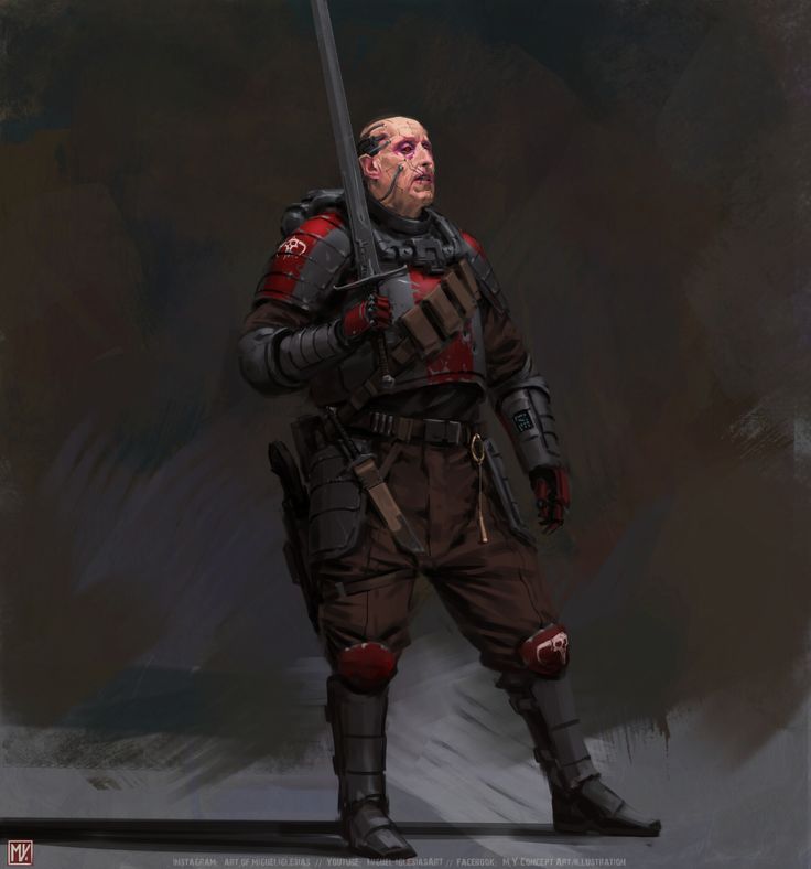 ArtStation - Space Mercenary- character design, Miguel Iglesias Modern Mercenary Character Design, Space Mercenary, Space Vampire, Scifi Character, Space Knight, Space Warriors, Dystopian Fiction, Timelapse Video, Adeptus Astartes