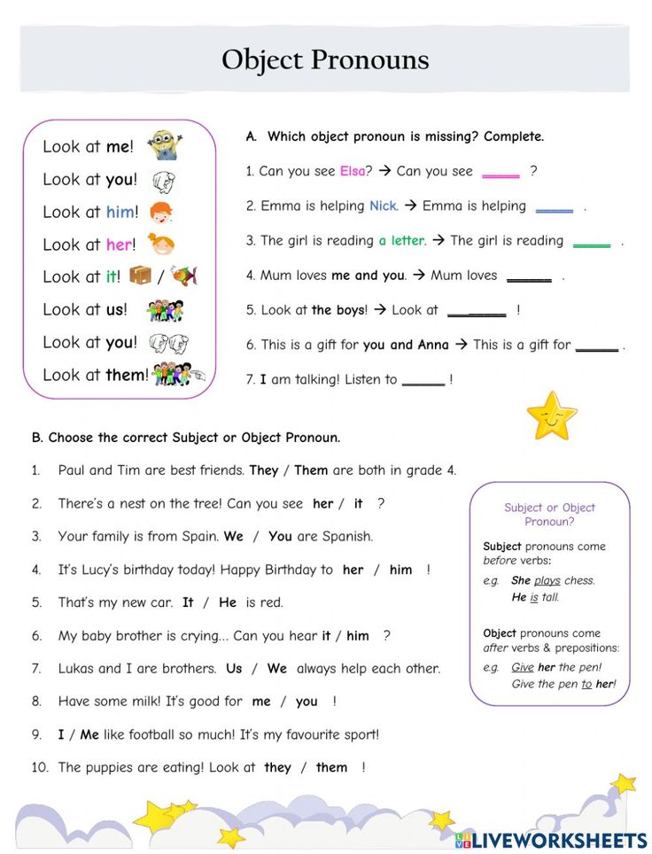 the worksheet for an object that is in order to help students ...