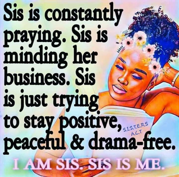 a woman reading a book with the quote sis is constantly praying, si is minding her business