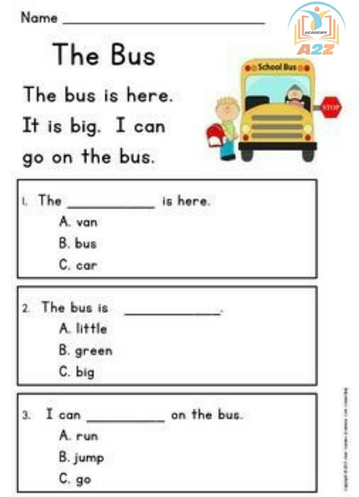 the bus is here it is big i can go on the bus worksheet