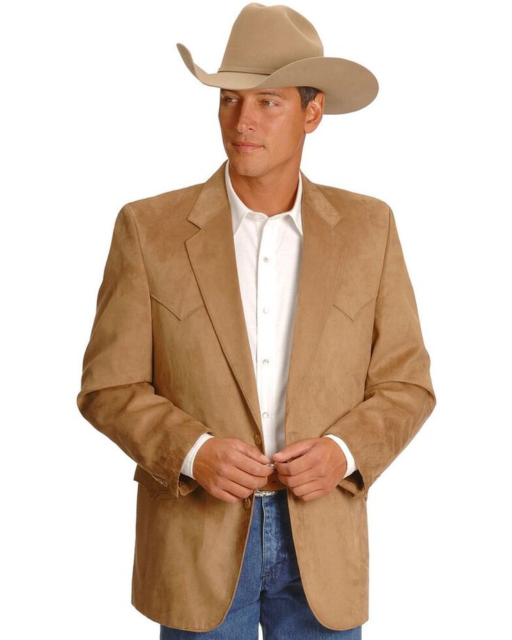 Western Sport Coat, Sport Coat Outfit, Mens Western Wear, Dapper Outfit, Mens Western, Blazer White, Tan Blazer, Black Chinos, Western Jacket