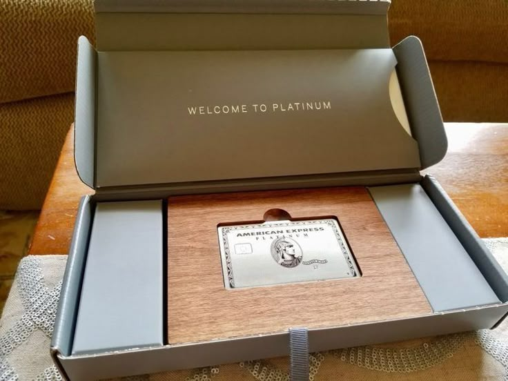 a welcome to playnum card in a box