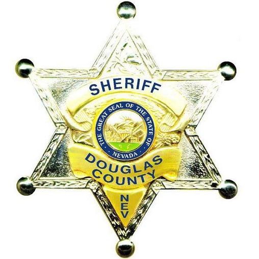 a sheriff badge is shown on a white background