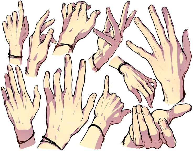 an image of many hands reaching for something