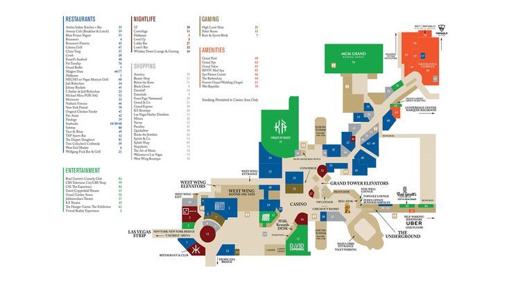 MGM Grand Floor Plan: A Guide to the Layout of this Iconic Las Vegas ...