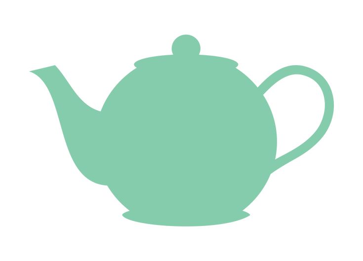 a green teapot with a handle on it's side and the shape of a kettle