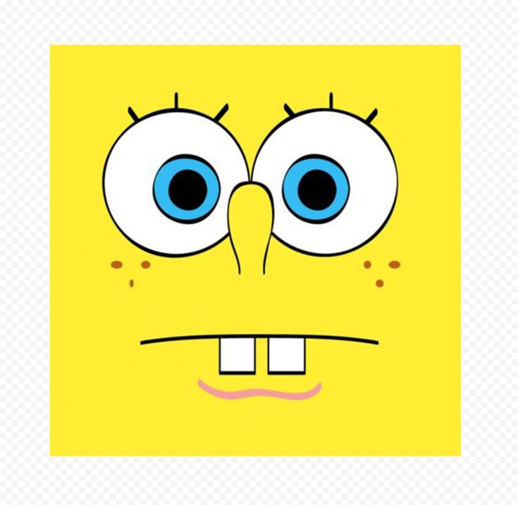 HD Spongebob Square Face Wondering Cartoon Character PNG | Spongebob ...