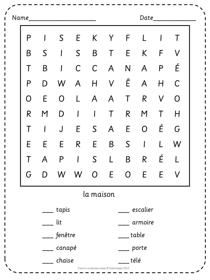 a printable word search page for the english speaking language, including words and pictures