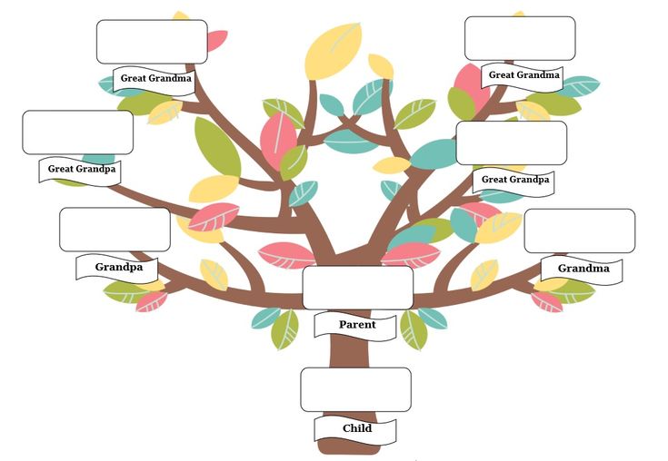 Family Tree Templates | FamilyTree.com | Family tree template, Make a ...