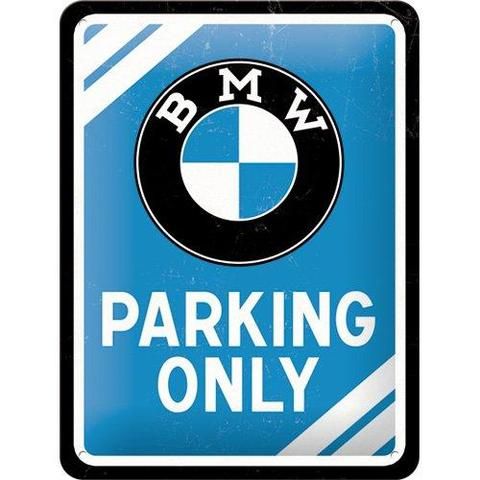 BMW Parking Only, Car, Motorcycle, Bike Steel Metal Wall Sign | Bmw ...