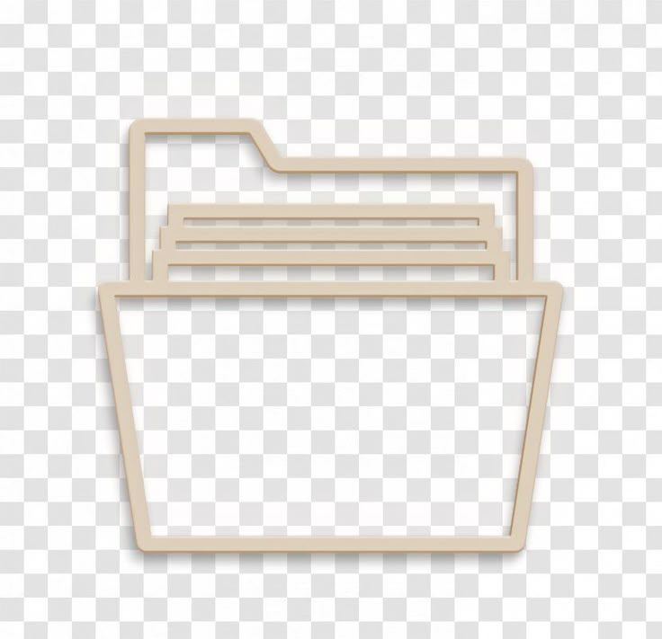 a paper clipping icon on a white background with transparent shadow stock photo - illustration png