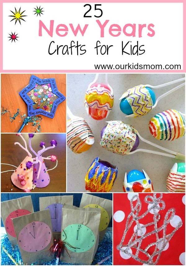 25 new years crafts for kids