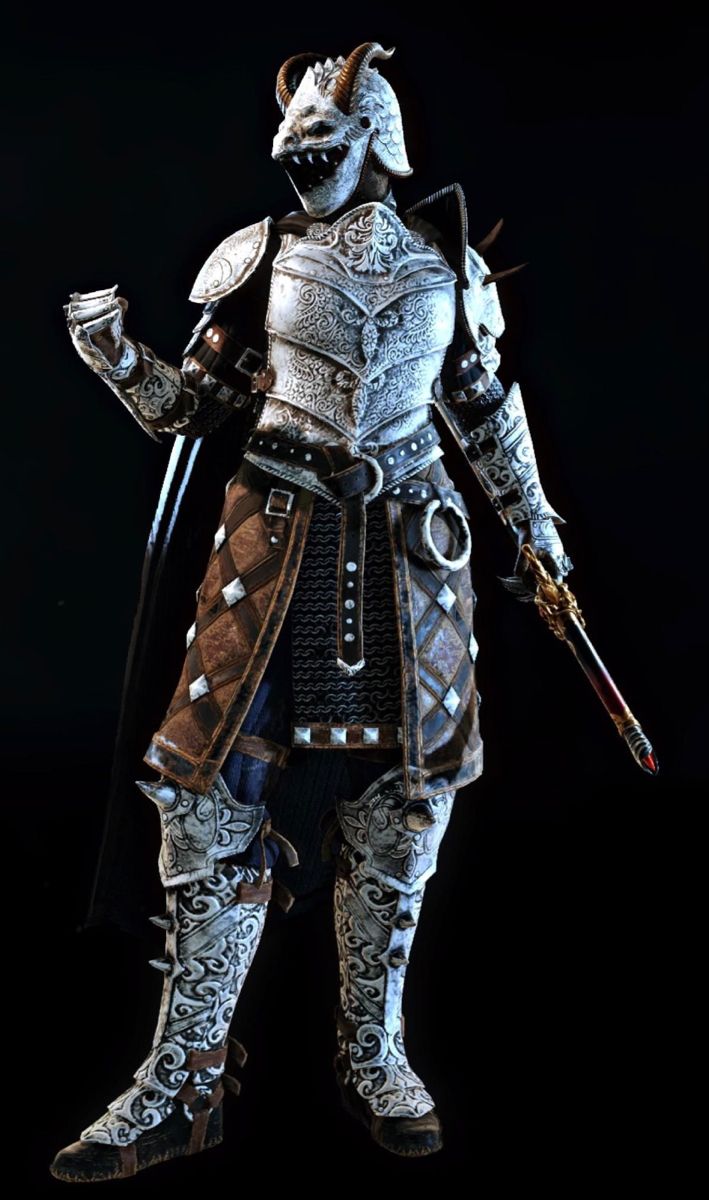 Alarmed_instance_441 on Reddit For Honor Fashion, For Honor Warden, For Honor Armor, White Armor, Battle Armor, Knight Armor, For Honor, Fantasy Armor, Armor Concept