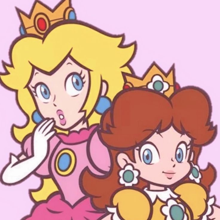 𝘗𝘦𝘢𝘤𝘩 𝘢𝘯𝘥 𝘥𝘢𝘪𝘴𝘺 𝘪𝘤𝘰𝘯 🫶 | Super princess peach, Mario princess daisy ...