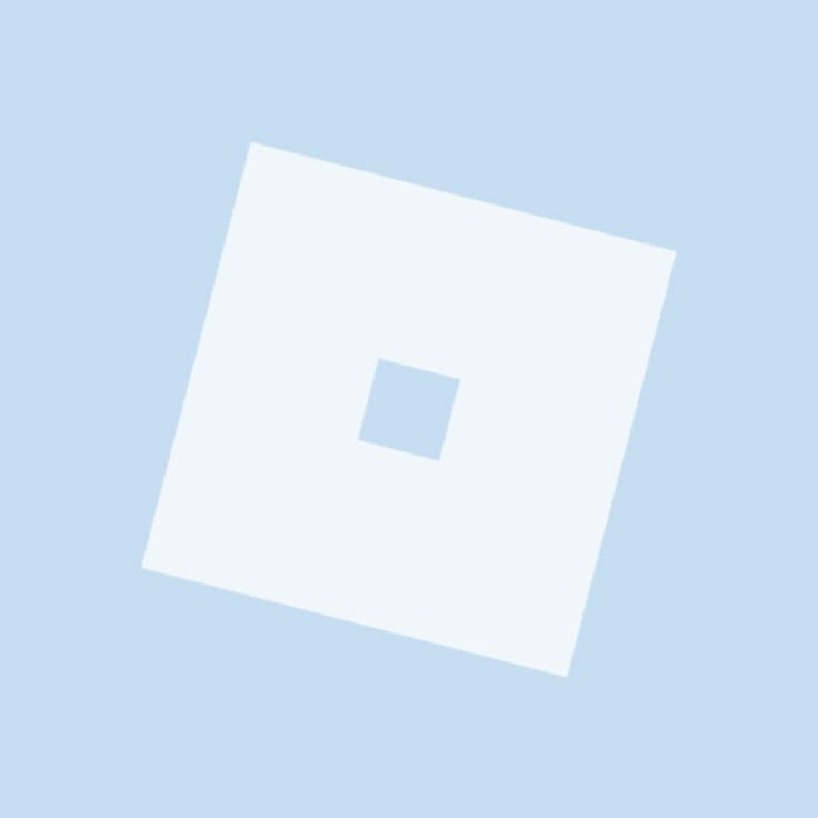 an image of a square in the middle of a light blue background that appears to be rectangleed