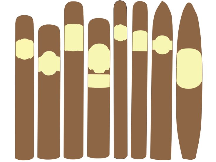 six brown surfboards are lined up in a row with yellow circles on the top