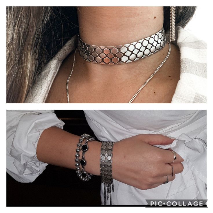 "Enjoy FREE SHIPPING WORLDWIDE+ 10% off all jewelry + Free beautiful gift wrap ❤ Welcome to My Store!❤ A thick and insane chain link choker necklace! When you refine our snake choker collar no one will miss you! The statement necklace consists of super-sophisticated vertebrae that create the appearance of snakeskin. ♦ The necklace is plated with semi-blackened silver on brass. Each link reflects light from a different angles, creating an infinite luster from every direction! ♦ The necklace is ma Party Jewelry Choker With Silver Chain, Party Silver Chain Choker Jewelry, Party Silver Chain Choker, Silver Choker Chain Necklace For Party, Silver Chain Necklace For Festival, Silver Chain Choker For Festivals, Festival Metal Choker Chain Necklace, Festival Choker Chain Jewelry, Festival Metal Chain Choker Necklace