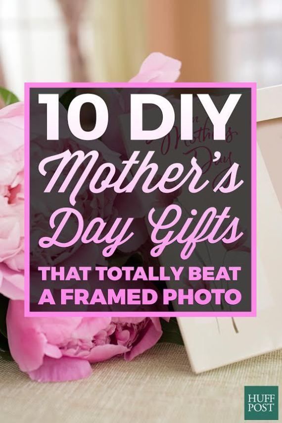 pink flowers with the words 10 diy mother's day gifts that totally beat ...