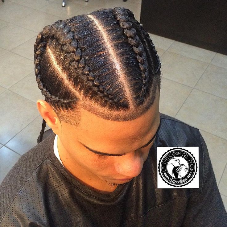 No photo description available. Boys Cornrows, Men's Braids, Boys Braids, Male Braids, Cornrow Braids Men, Braids With Fade, Braid Styles For Men, Boy Braids Hairstyles, Cornrow Hairstyles For Men