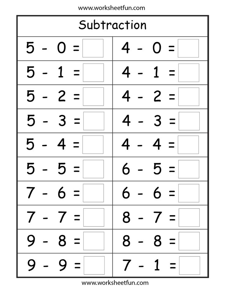 Subtraction worksheet | Math worksheets, Addition worksheets ...