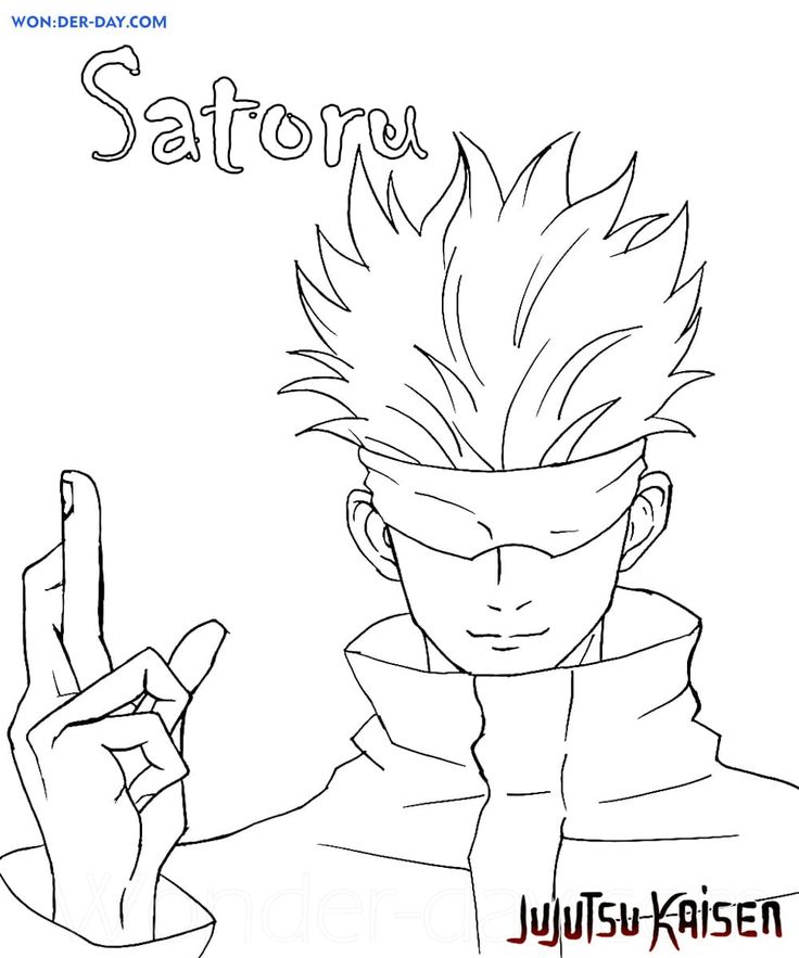 an anime character with the word savor on it's chest and his finger up