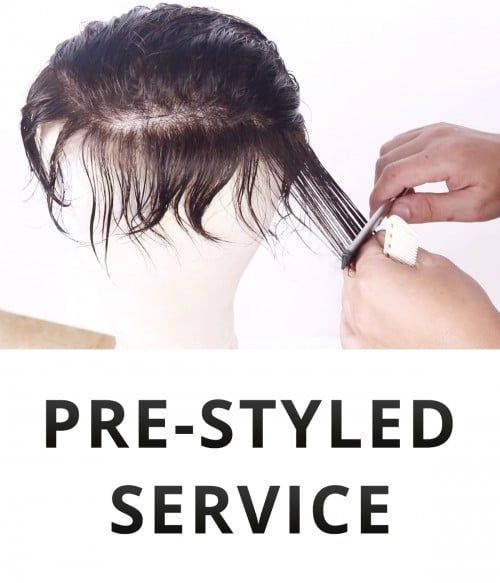 Uniwigs provides the hair cutting and styling service for hair systems. Low cost but perfect styles. So that you can wear the hair system directly when you receive it. You can please choose the style we recommend or send us the pictures of style you like. Notice: The hair system is Not eligible for Exchange or Return, once you choose the Pre-Style Service. Hair Pieces For Men, Undercut Men, Mens Toupee, Hair Replacement Systems, Hair Toupee, Hair System, Men Hair, Hair Replacement, Undercut Hairstyles