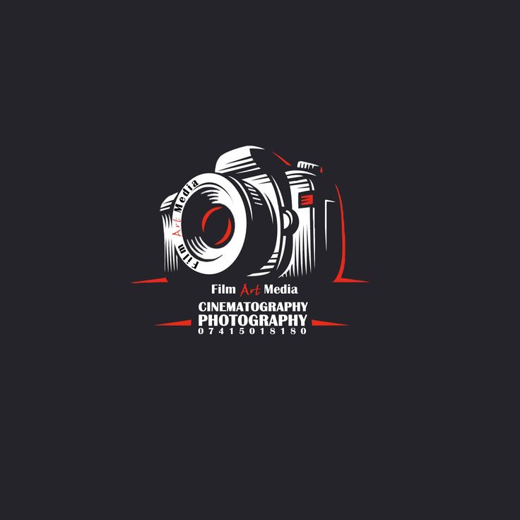 the logo for film and media entertainment company, with an image of a camera on it