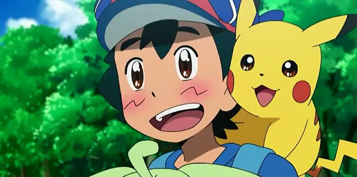 pikachu and ash in pokemon movie