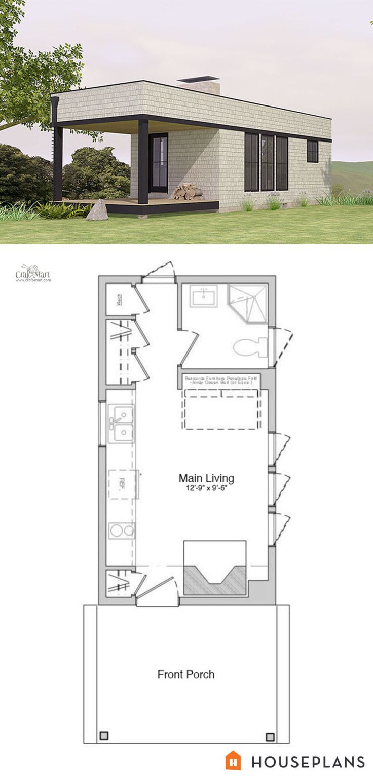 27 Adorable Free Tiny House Floor Plans Micro house