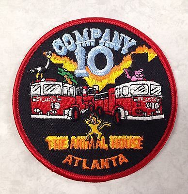 a patch with the words company 10 atlanta on it