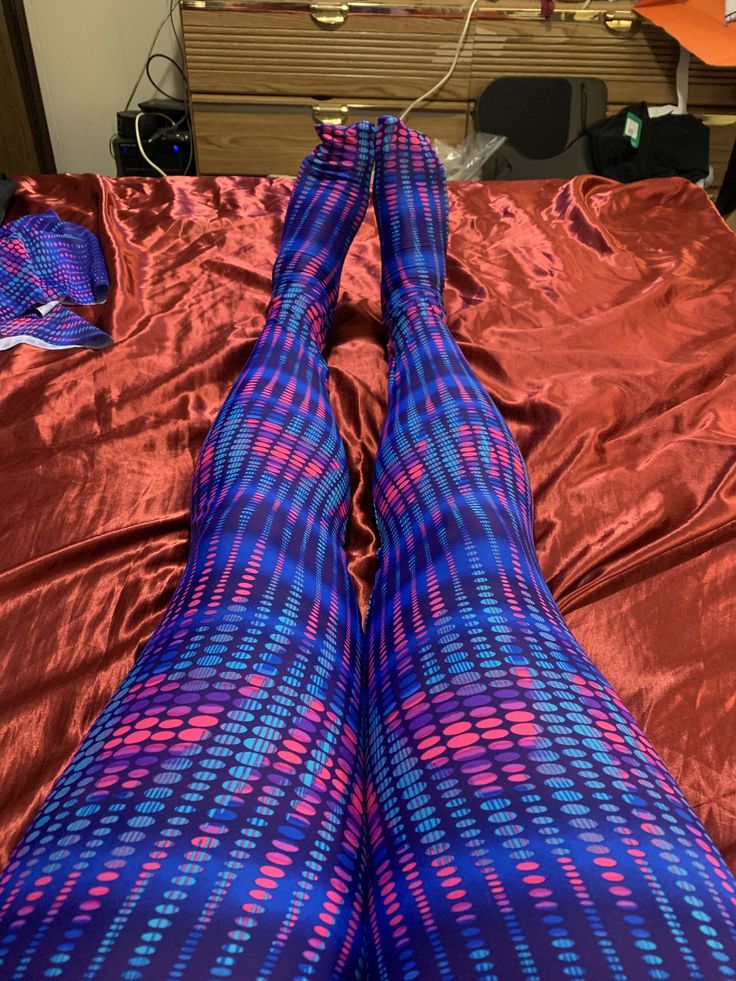 Psychedelic High Socks, Knee High Sock, Knee High, Socks, Leggings