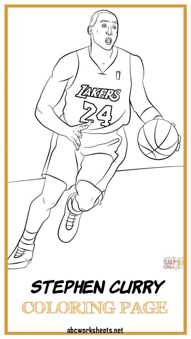 Top Galery Steph Curry Coloring Pages