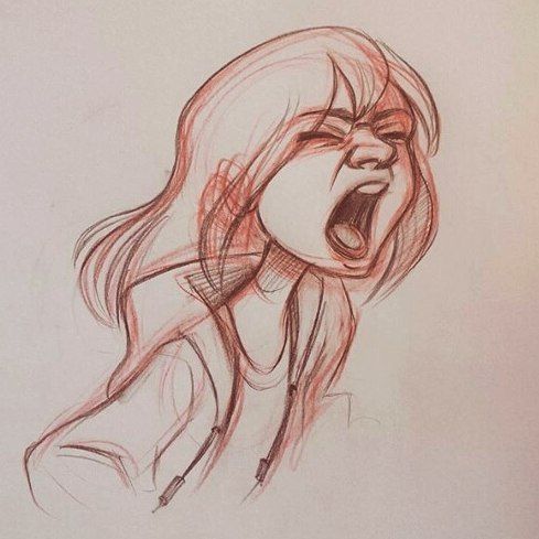 This is what happens when I'm a bit stressed  #stress #expression #girl… Stressed Out, Facial Expressions, A Drawing, Drawing Ideas, Anatomy, To Draw, Facial, Doodles, Art Inspiration