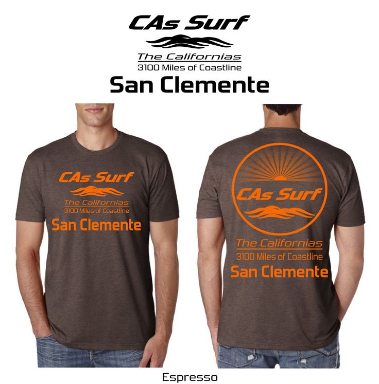 California T-Shirts - San Clemente, California | Available for Retail Stores! Choose both your locale - from 3100 miles of coastline - and custom shirt/print color combos from a wide selection - Inquiries: info@GoCalifornias.com California Tshirts, Sea Of Cortez, Baja California Sur, Custom Printed Shirts, Retail Stores, San Luis Obispo, Custom Shirt, Pacific Ocean, The Mighty