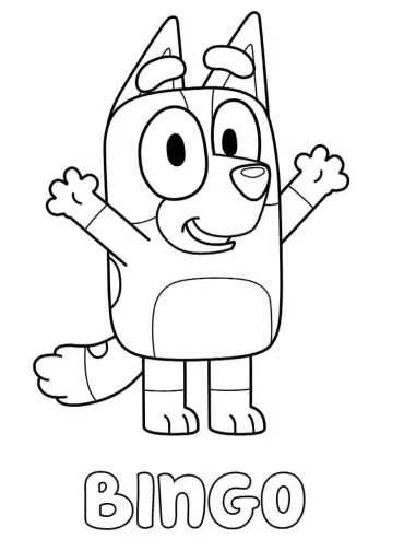 Bluey 20 coloring pages for kids en 2024 | Halloween para colorear ...