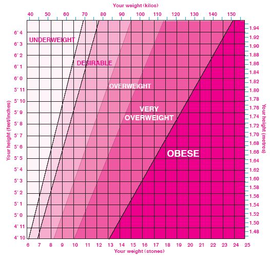 Are you overweight? | Overweight, Graphing, Chart