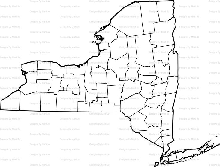 a black and white map of the state of new hampshire, with several states highlighted