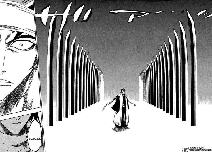 Bankai - Precursor: Senbonzakura Kageyoshi Bleach Manga Panels, Bleach Anime Manga, Byakuya Kuchiki, Air Gear, Fairy Tail Manga, Anime Bleach, Naruto Manga, Manga Wall, Bleach (anime)