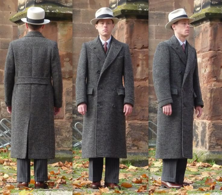 [​IMG] Ulster Coat, Vintage Overcoat, 1950s Mens Fashion, Man's Overcoat, Mens Overcoat, 1950s Mens, Vintage Mens Fashion, Dapper Men, Fashion Suits For Men