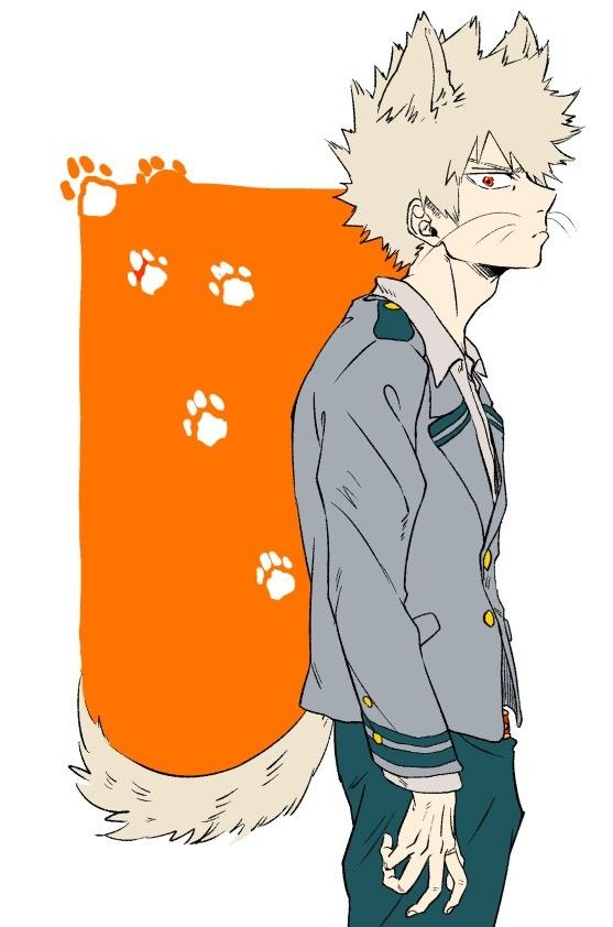 [Wolf] Bakugou Katsuki | Boku no hero academia, Hero, Anime