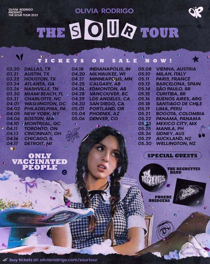 a poster for the soul tour with an image of a woman sitting at a table