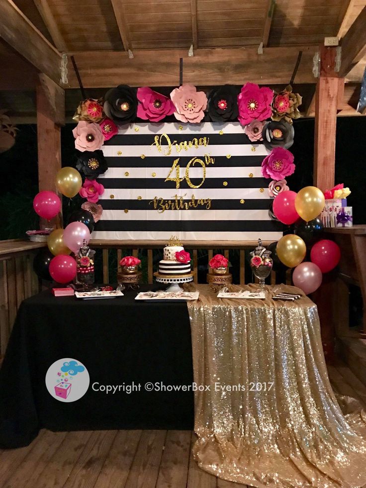 40th Birthday ShowerBox Events 2017 Like us on FB #myshowerbox ...