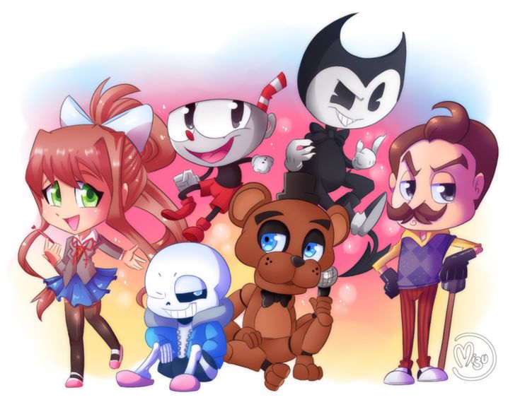 the cartoon characters are all dressed up for halloween